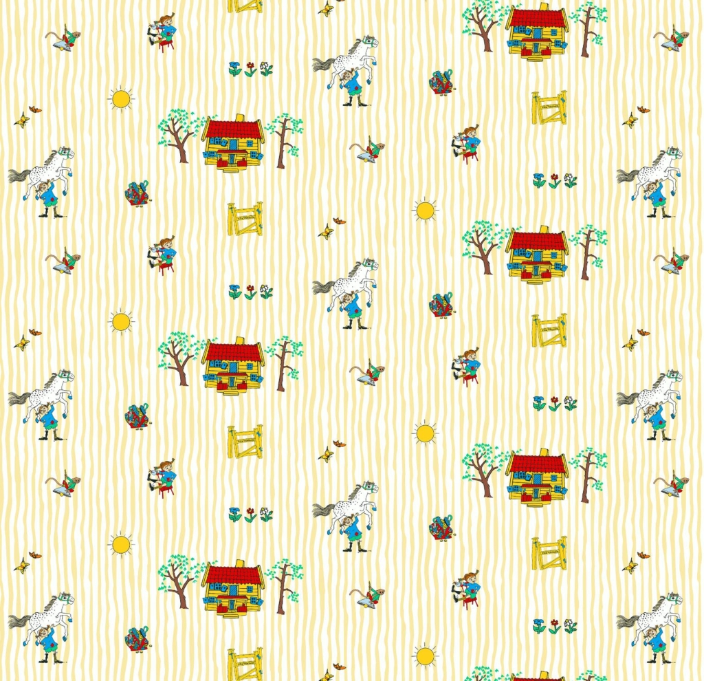 Tyger med Astrid Lindgren-mönster – skapa ett hem (och plagg) med sagokänsla