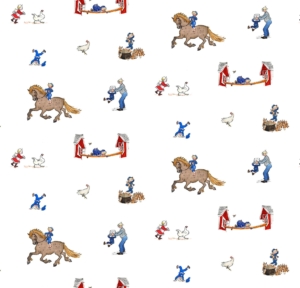 Tyger med Astrid Lindgren-mönster – skapa ett hem (och plagg) med sagokänsla