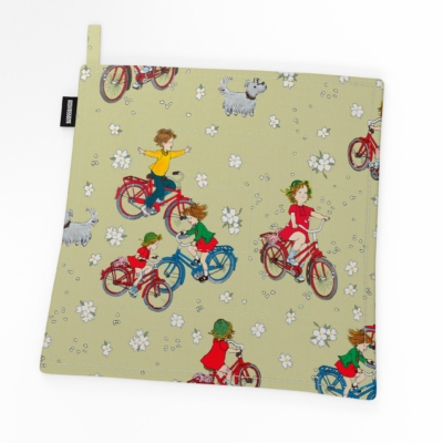 Lotta Cyklar grön grytlapp