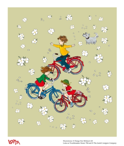Lotta Cyklar grön disktrasa